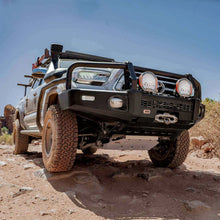 Load image into Gallery viewer, ARB Summit Combar Textured Fogii Tacoma w/ Camera Relocation Kit - Installation View