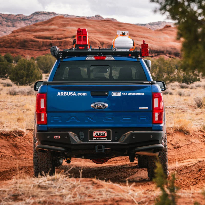 ARB Summit Rear Bumper Lower Tube 19-20 Ford Ranger Suite OE Towbar - Installation View