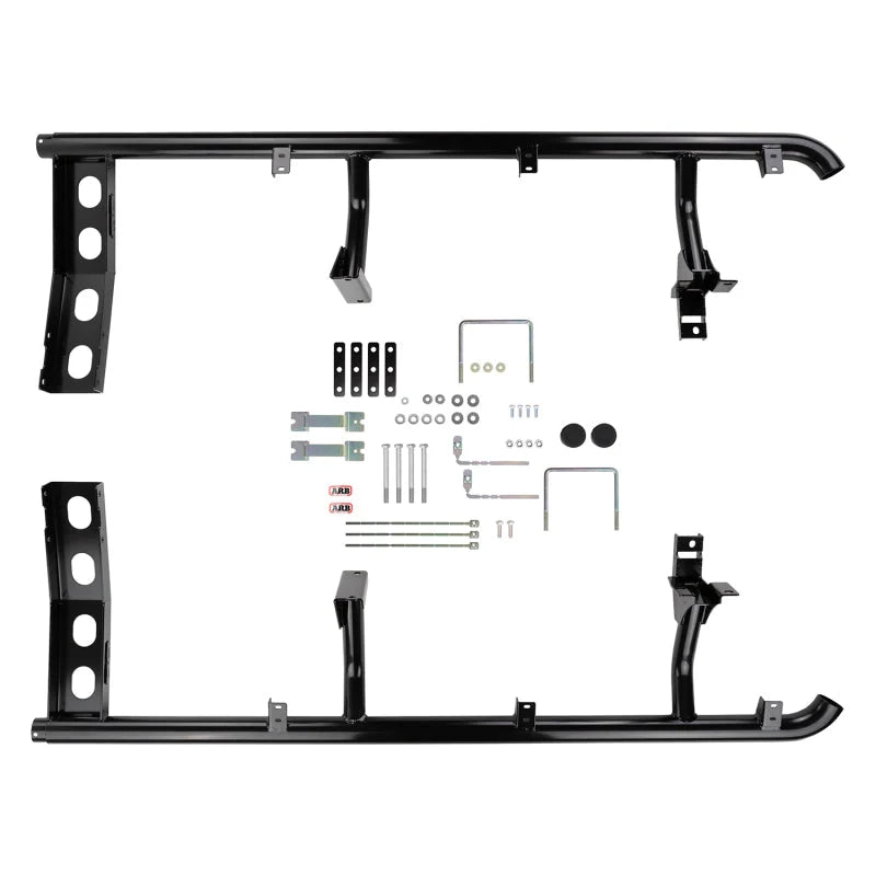 ARB Summit Step Section Hilux Dc/Ec Blk 15On - Side View
