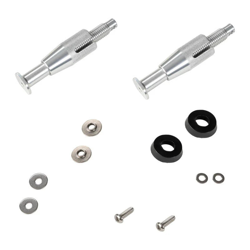 ARB TRED 4.5in Threaded Mounting Pins - Silver - Side View