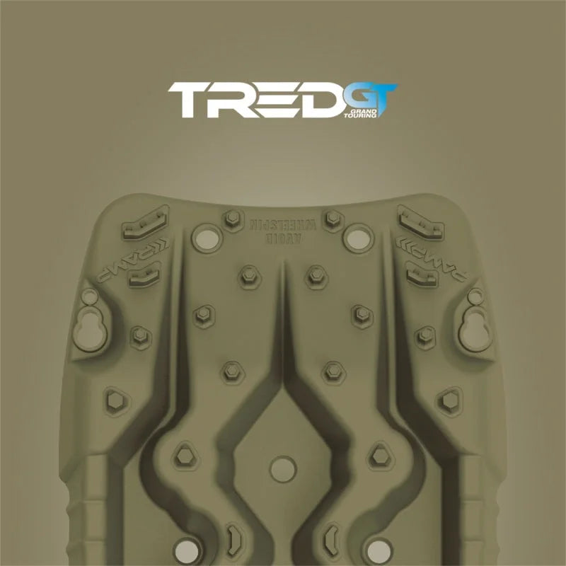 ARB TRED GT Recover Board - Military Green - Side View