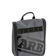 Load image into Gallery viewer, ARB Toiletries Bag Charcoal Finish w/ Red Highlights PVC Outer Shell Mesh Pockets Mirror - Main Product View