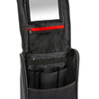 Load image into Gallery viewer, ARB Toiletries Bag Charcoal Finish w/ Red Highlights PVC Outer Shell Mesh Pockets Mirror - Back View