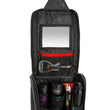 Load image into Gallery viewer, ARB Toiletries Bag Charcoal Finish w/ Red Highlights PVC Outer Shell Mesh Pockets Mirror - Additional View 5