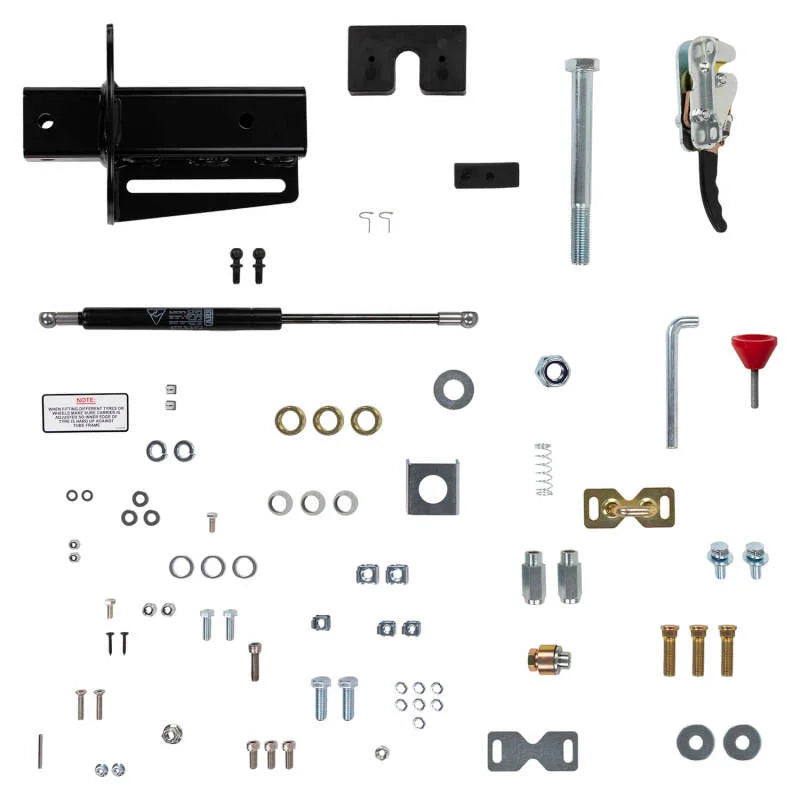 ARB W/Carrier Rstb Rhs Blk 80 Series - Installation View