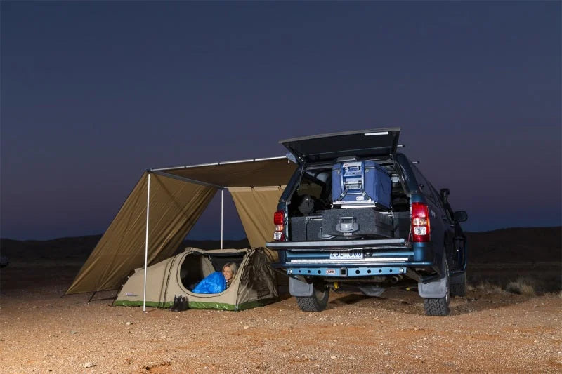 ARB Wind Break-Front 2500mm98In Fire Retardant Usa/Canada Spec - Installation View