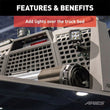 Load image into Gallery viewer, ARIES 1110311 Headache Rack Light Mounting Brackets, 2-Pack 1110311 - Installation View