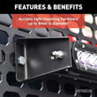 Load image into Gallery viewer, ARIES 1110311 Headache Rack Light Mounting Brackets, 2-Pack 1110311 - Additional View 5