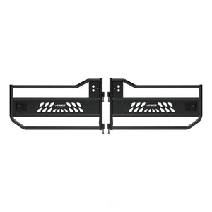ARIES 1500200 Black Aluminum Front Tube Half Doors 1500200 fits 2018-2019 Jeep Wrangler / Gladiator - Main Product View