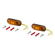 Load image into Gallery viewer, ARIES 1500240 Fender Flare LED Side Marker Lights, DOT-Approved 1500240 fits 2007-2017 Jeep Wrangler - Back View