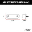 Load image into Gallery viewer, ARIES 1500240 Fender Flare LED Side Marker Lights, DOT-Approved 1500240 fits 2007-2017 Jeep Wrangler - Installation View