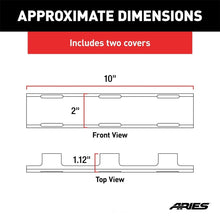 Load image into Gallery viewer, ARIES 1501263 20-Inch LED Light Bar Covers, 2 Pieces 1501263 - Side View
