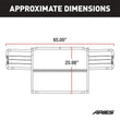 Load image into Gallery viewer, ARIES 2049 1-1/2-Inch Black Steel Grille Guard, No-Drill 2049 fits Toyota Tacoma - Installation View