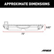 Load image into Gallery viewer, ARIES 2082080 TrailChaser Black Steel Rear Bumper 2082080 fits 2018-2019 Jeep Wrangler Rubicon - Side View