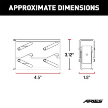 Load image into Gallery viewer, ARIES 2090613 Replacement Headache Rack Stake Pocket Anchors, 2-Pack 2090613 - Side View