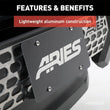 Load image into Gallery viewer, ARIES 2169000 AdvantEDGE Bull Bar License Plate Bracket 2169000 - Additional View 7