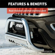 Load image into Gallery viewer, ARIES 3" Polished Stainless Bull Bar 35-3006 fits Ford F-250 / 2008-2010 Ford F-250 Super Duty / 2008-2010 Ford F-350 Supe...