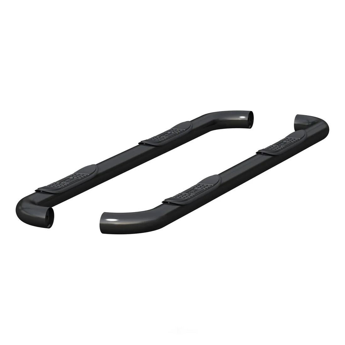ARIES 3" Round Black Stainless Side Bars 215041 fits Dodge Ram / Ram 1500 / 2500 / 3500 - Additional View 5