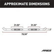 Load image into Gallery viewer, ARIES - 3" Round Black Stainless Side Bars, Select 213044 fits Ford F-150, F-250, F-350 - Main Product View