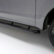 Load image into Gallery viewer, ARIES - 3" Round Black Stainless Side Bars, Select 213044 fits Ford F-150, F-250, F-350 - Back View