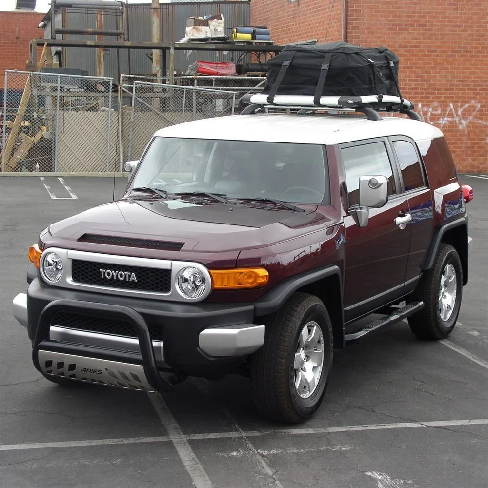 ARIES 3" Round Black Steel Side Bars 202011 fits Toyota FJ Cruiser - Additional View 8