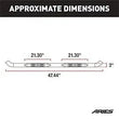 Load image into Gallery viewer, ARIES 3" Round Black Steel Side Bars 203014 fits Ford F-250 / F-350 Super Duty - Main Product View