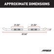 Load image into Gallery viewer, ARIES 3" Round Black Steel Side Bars 203014 fits Ford F-250 / F-350 Super Duty - Additional View 7