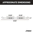 Load image into Gallery viewer, ARIES 3" Round Black Steel Side Bars 203014 fits Ford F-250 / F-350 Super Duty - Main Product View