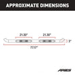 Load image into Gallery viewer, ARIES 3" Round Black Steel Side Bars 203016 fits 2004-2005 Ford F-150 - Additional View 6