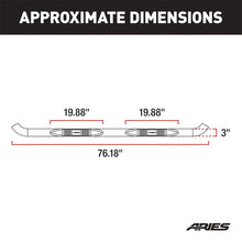 Load image into Gallery viewer, ARIES 3" Round Black Steel Side Bars 203018 fits 2002-2010 Ford Explorer - Additional View 6