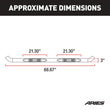 Load image into Gallery viewer, ARIES 3" Round Black Steel Side Bars 203025 fits Ford F-150 / F-250 / F-350 Super Duty