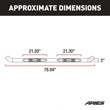 Load image into Gallery viewer, ARIES 3" Round Black Steel Side Bars 203044 fits Ford F-150 / F-250 / F-350 Super Duty - Additional View 6