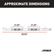 Load image into Gallery viewer, ARIES 3" Round Black Steel Side Bars 204013 fits Silverado / Sierra 1500 / 2500 / 3500 Hd - Additional View 6