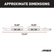 Load image into Gallery viewer, ARIES 3" Round Black Steel Side Bars 205003 fits Dodge Ram / Ram 1500 - Additional View 6