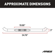 Load image into Gallery viewer, ARIES 3" Round Black Steel Side Bars 205013 fits Dodge Ram / Ram 1500 / 2500 / 3500 - Additional View 6