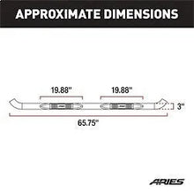 Load image into Gallery viewer, ARIES 3" Round Black Steel Side Bars 205015 fits 2007-2011 Dodge Nitro Detonator, Heat, R/T, SE 3.7L V6, 4.0L V6 - Main Pr...