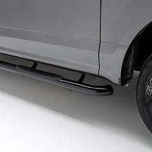 Load image into Gallery viewer, ARIES 3" Round Black Steel Side Bars 205015 fits 2007-2011 Dodge Nitro Detonator, Heat, R/T, SE 3.7L V6, 4.0L V6 - Back View