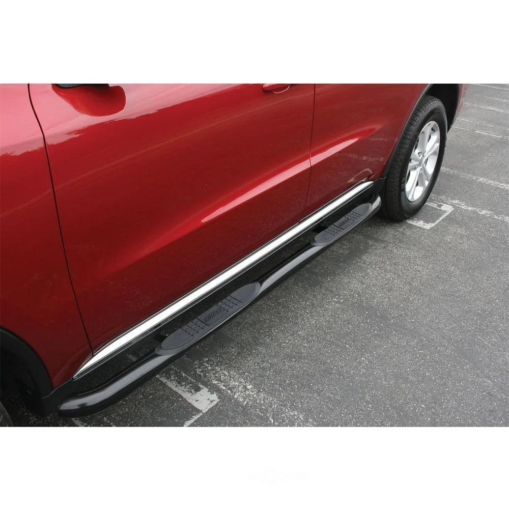 ARIES 3" Round Black Steel Side Bars 205031 fits Dodge DURANGO - Additional View 8