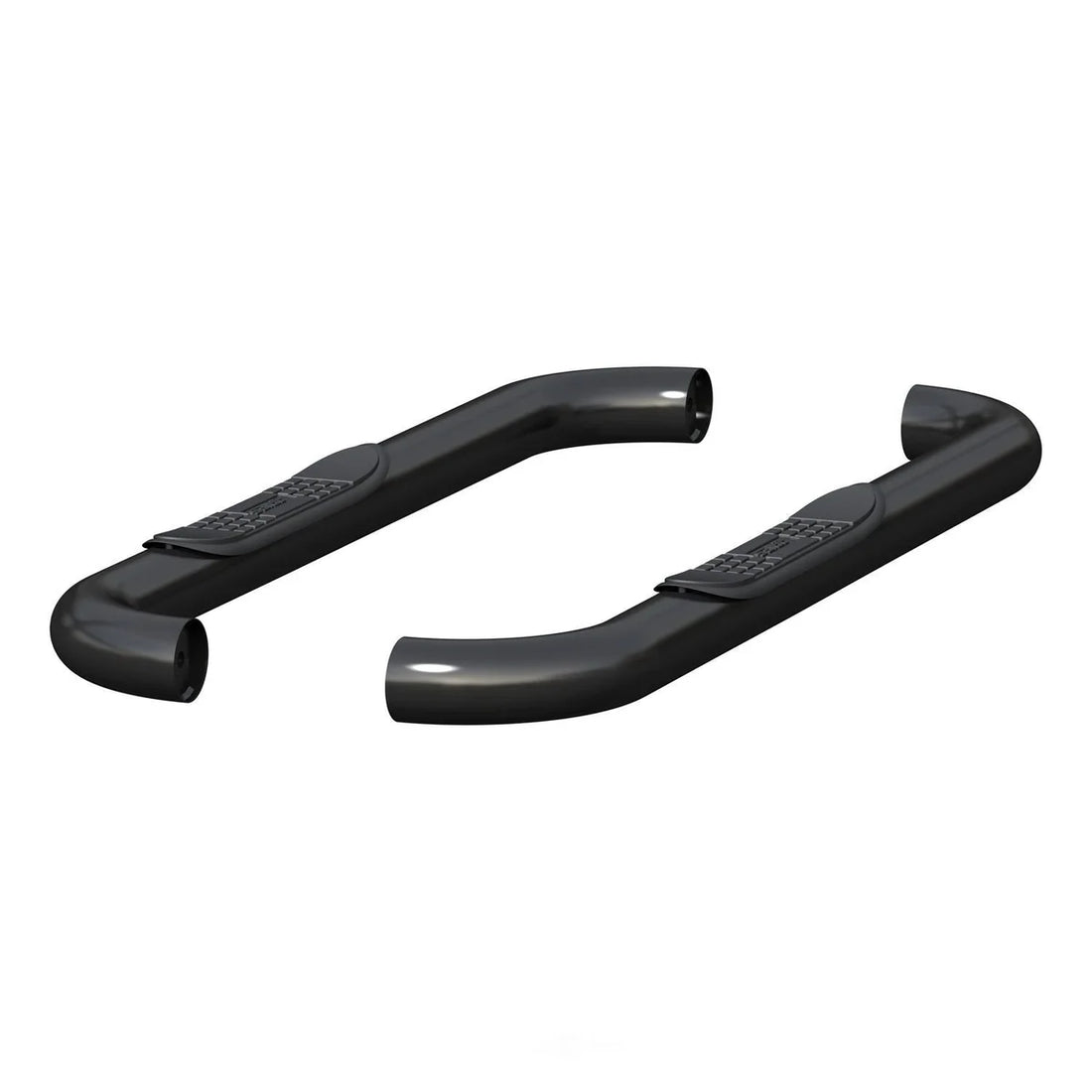 ARIES 3" Round Black Steel Side Bars 205039 fits Dodge Ram / Ram 1500 / 2500 / 3500 - Additional View 5