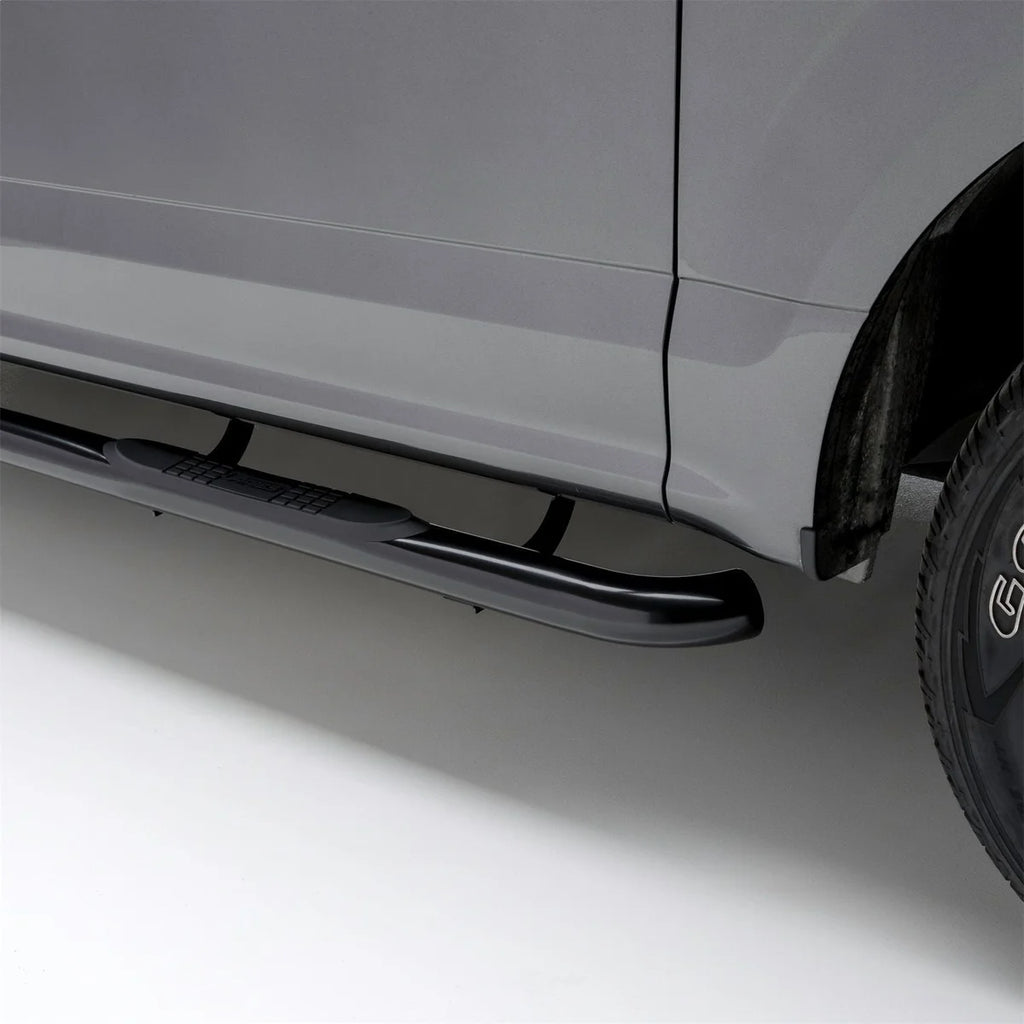 ARIES 3" Round Black Steel Side Bars 209043 fits Ford Bronco SPORT - Back View