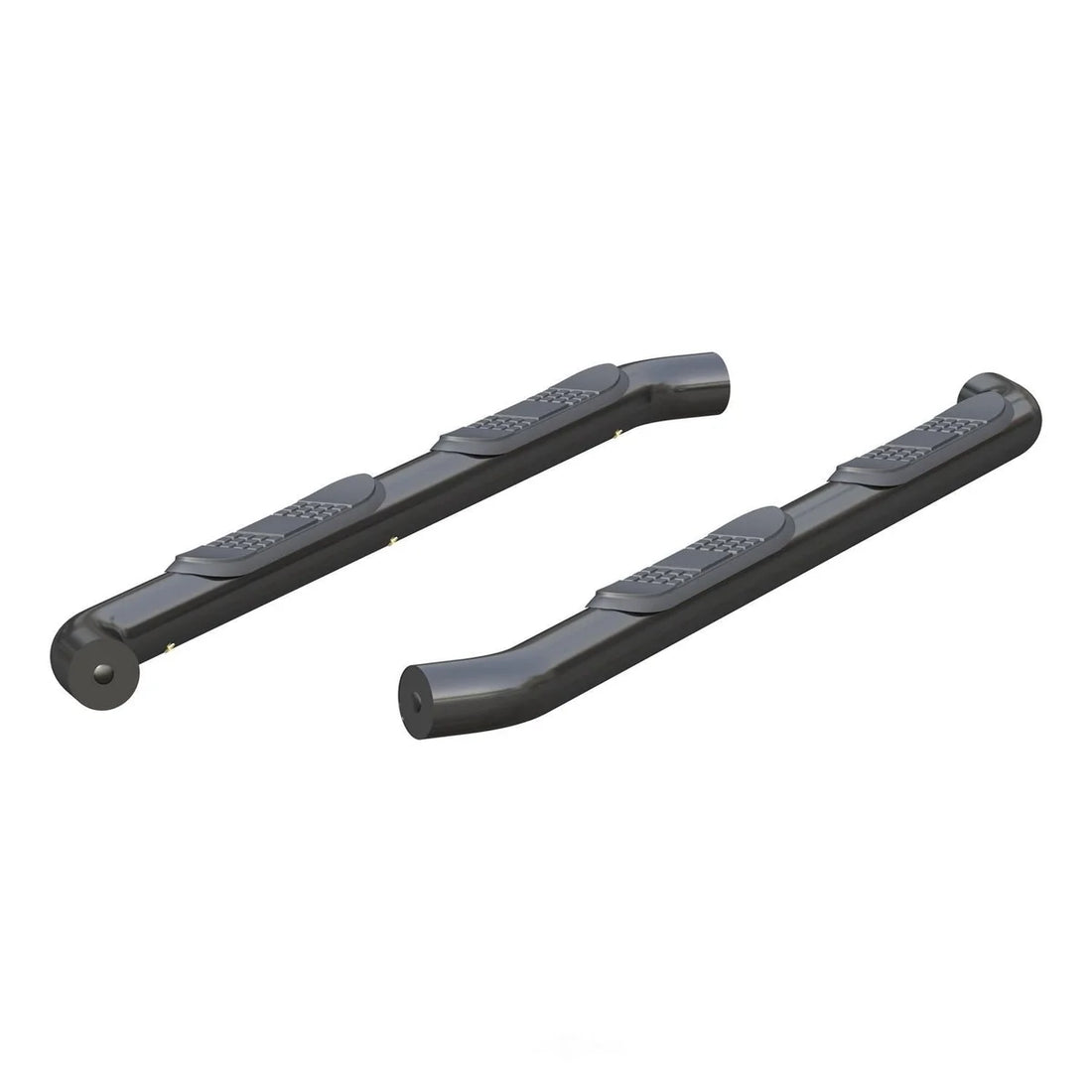 ARIES 3" Round Black Steel Side Bars 35701 fits 2018-2019 Jeep Wrangler JL Unlimited - Additional View 5