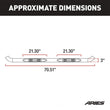 Load image into Gallery viewer, ARIES 3" Round Black Steel Side Bars 35701 fits 2018-2019 Jeep Wrangler JL Unlimited - Additional View 6