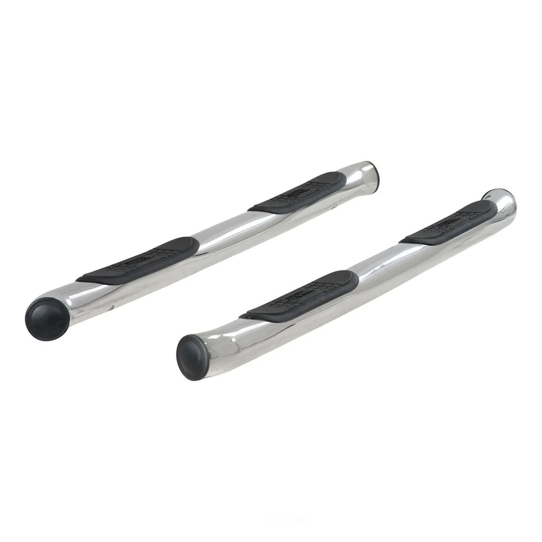 ARIES 3" Round Polished Stainless Side Bars 201005-2 fits 2008-2012 Jeep Liberty - Side View