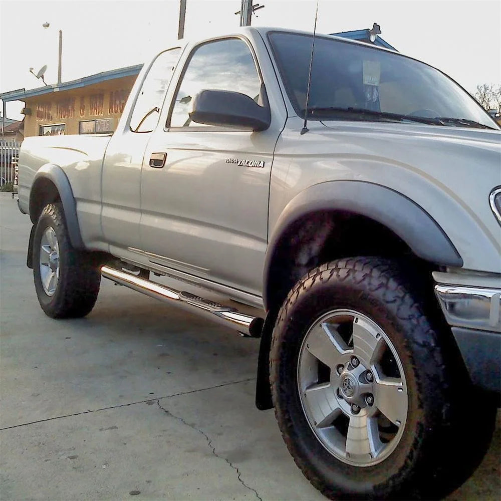 ARIES 3" Round Polished Stainless Side Bars 202001-2 fits Toyota Tacoma - Additional View 8