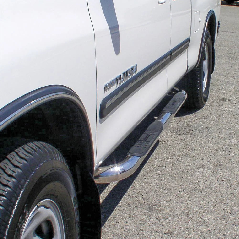 ARIES 3" Round Polished Stainless Side Bars 202003-2 fits Toyota Tundra - Additional View 8