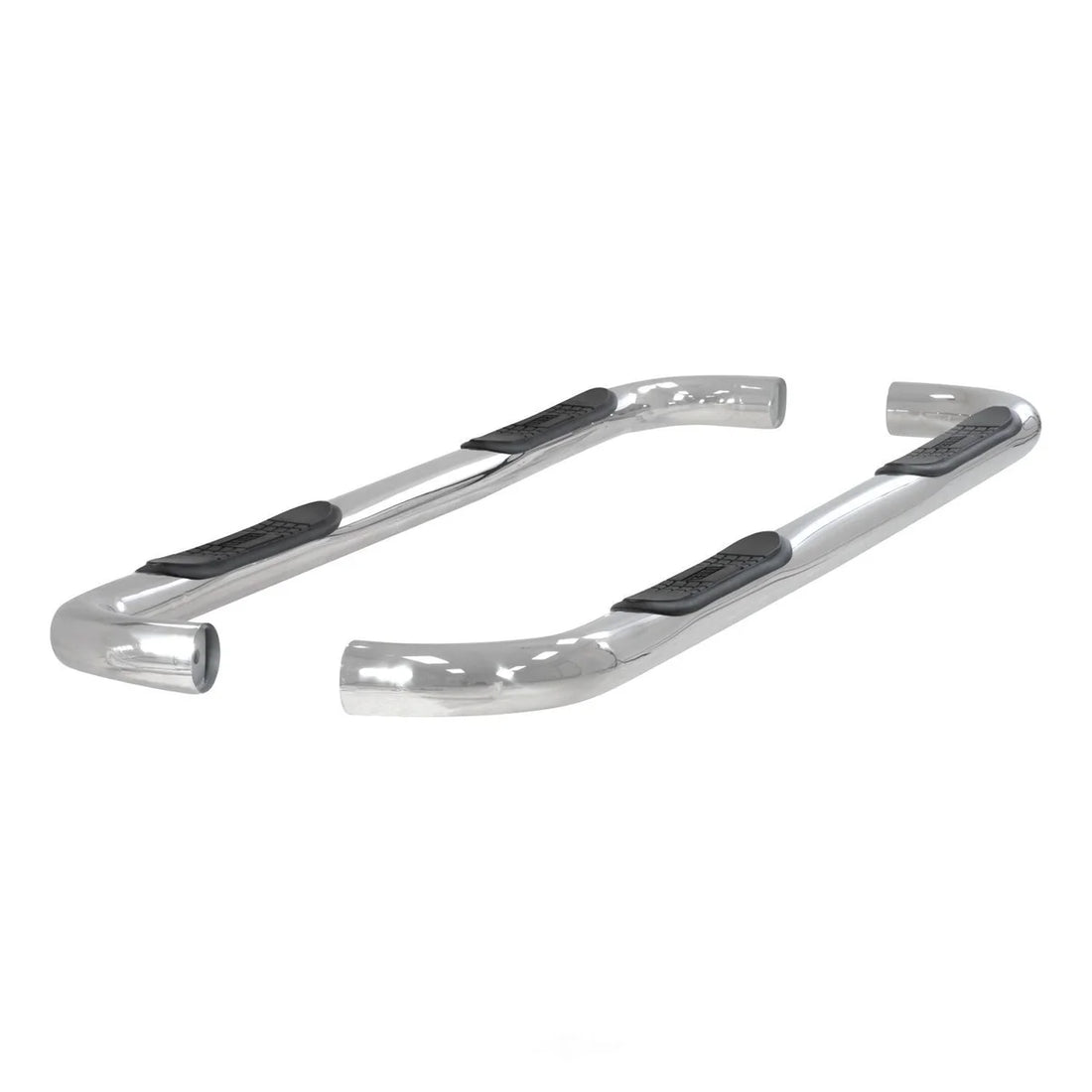 ARIES 3" Round Polished Stainless Side Bars 203009-2 fits Ford F-150 - Additional View 5