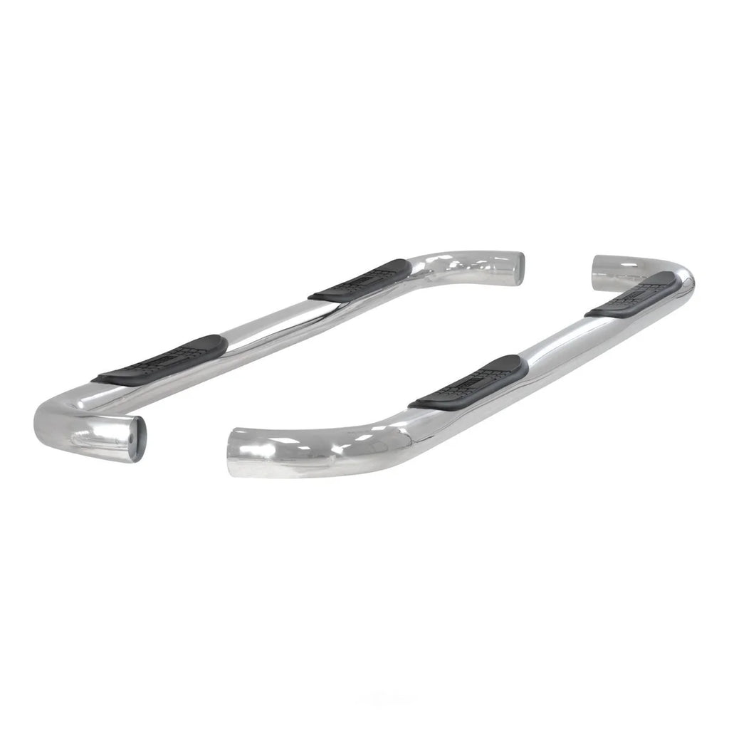 ARIES 3" Round Polished Stainless Side Bars 203009-2 fits Ford F-150 - Additional View 5