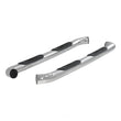 Load image into Gallery viewer, ARIES 3" Round Polished Stainless Side Bars 203016-2 fits 2004 Ford F-150 FX4 / 2005 Ford F-150 FX4 / Ford F-150 - Side View