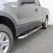 Load image into Gallery viewer, ARIES 3" Round Polished Stainless Side Bars 203016-2 fits 2004 Ford F-150 FX4 / 2005 Ford F-150 FX4 / Ford F-150 - Additio...