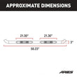 Load image into Gallery viewer, ARIES 3" Round Polished Stainless Side Bars 203045-2 fits Ford F-150 / F-250 / F-350 - Additional View 6